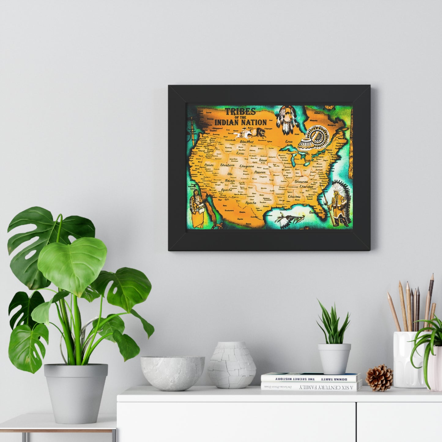 American Natives Map of our tribes