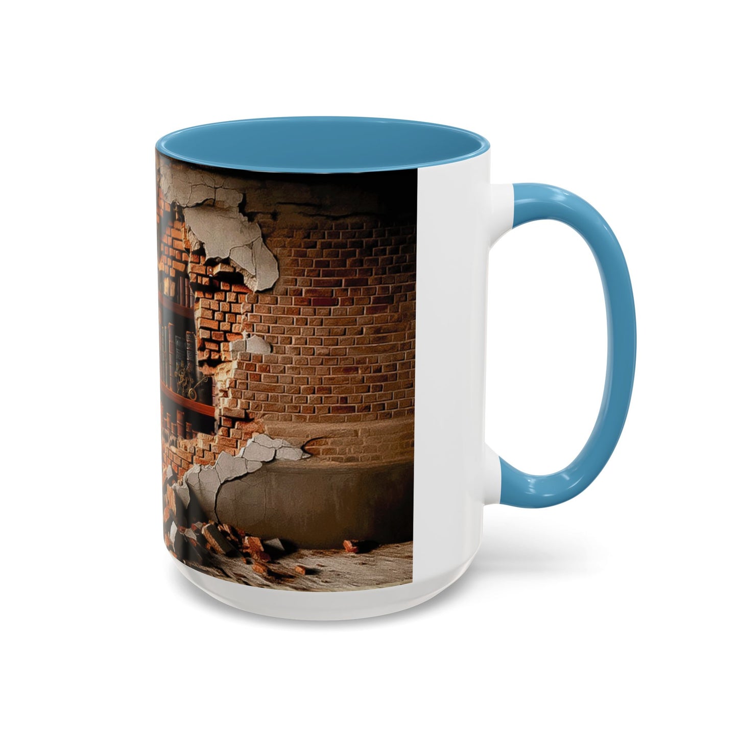 3-D Steampunk Antique Library Coffee Mug (11, 15oz)