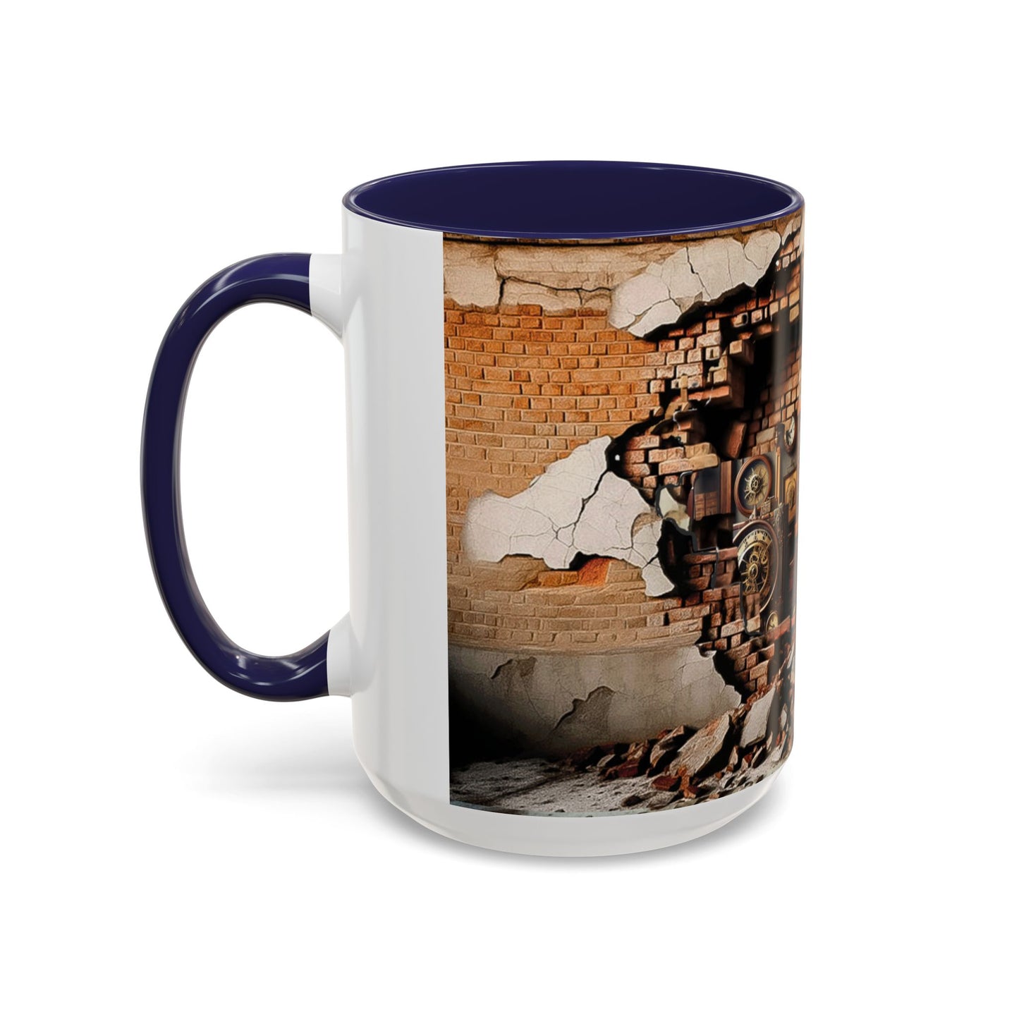 3-D Steampunk Antique Library Coffee Mug (11, 15oz)