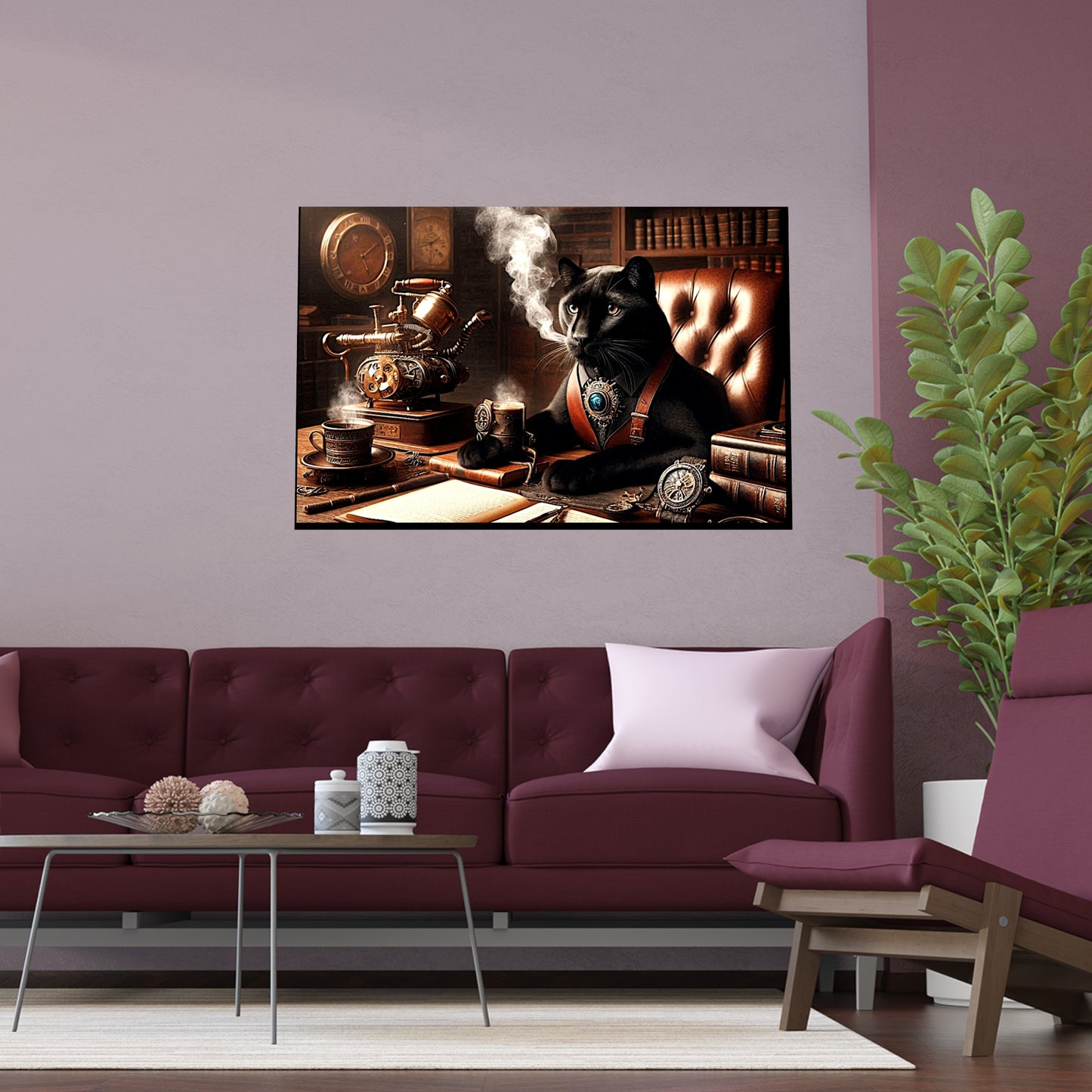 Black Leopard CEO for Indoors and Outdoors