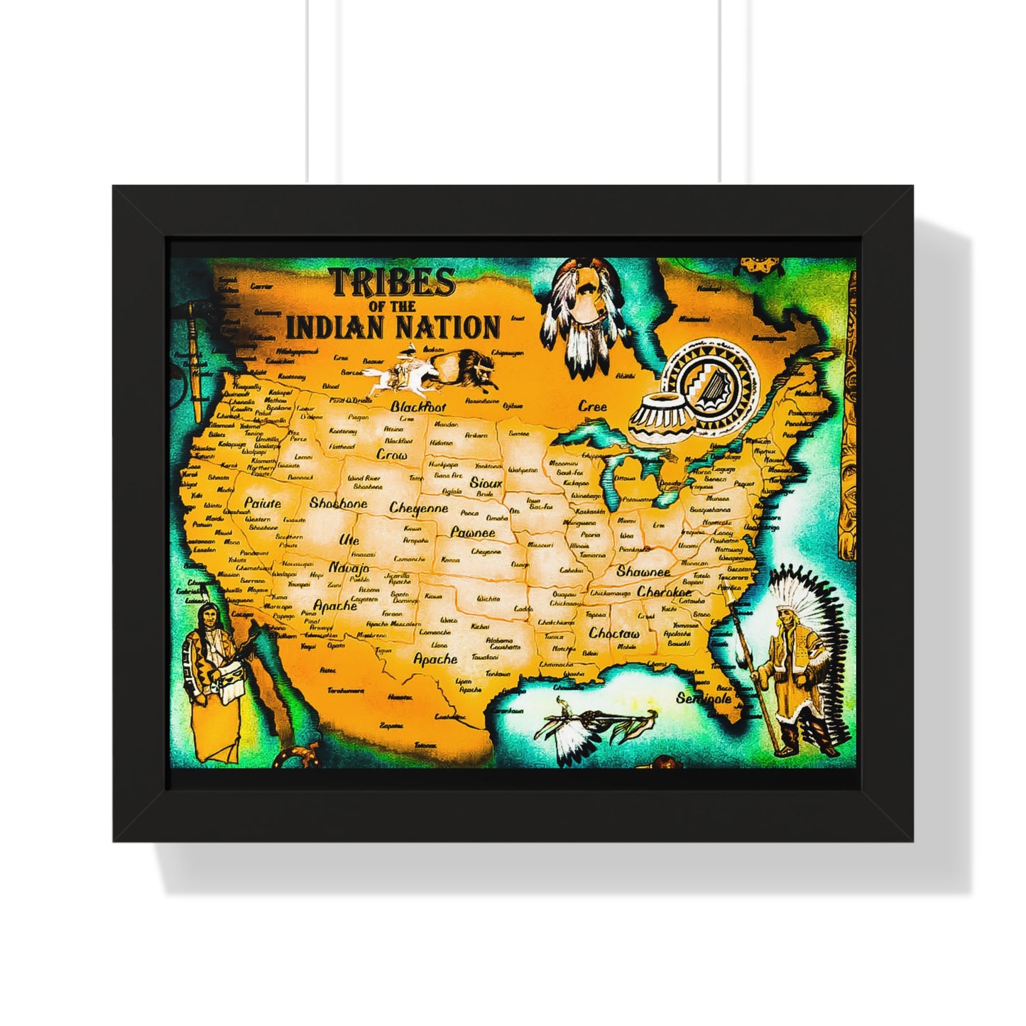 American Natives Map of our tribes