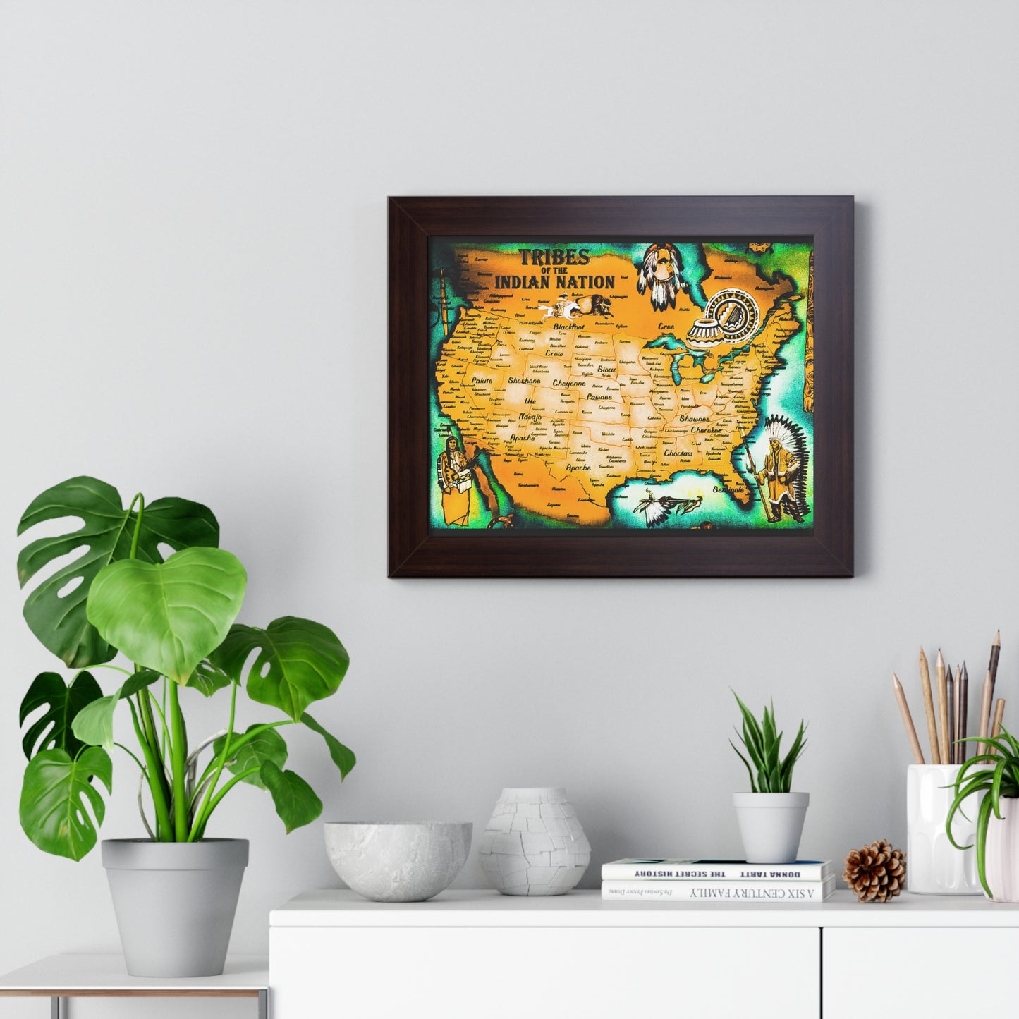 American Natives Map of our tribes