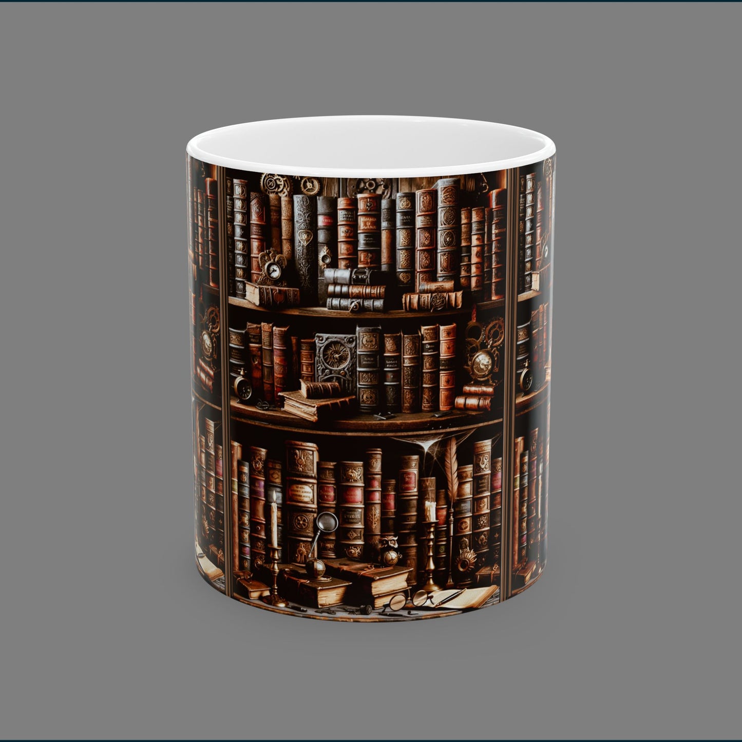 Bookworm Coffee Mug (11oz, 15oz) - Books are proven to be as good for your health as coffee