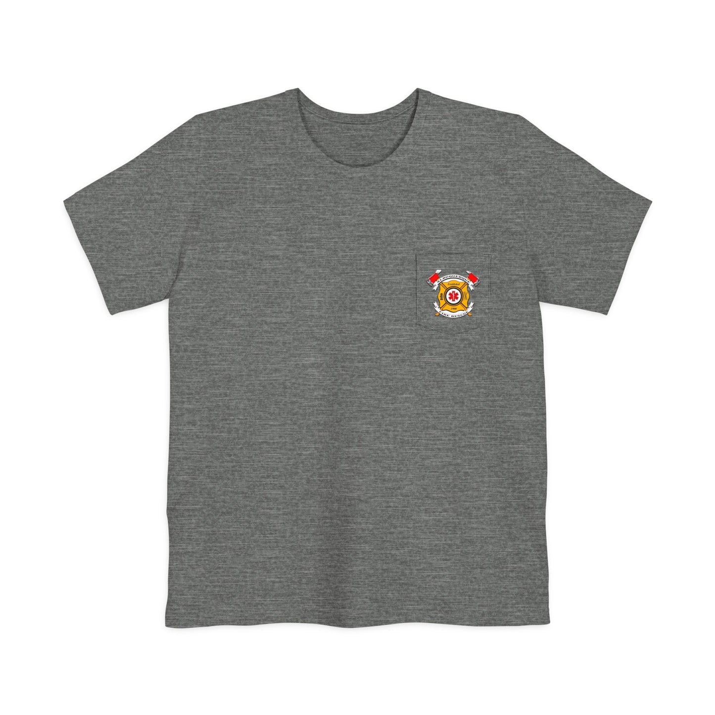 Albuquerque Fire Rescue [image on pocket only] Pocket T-shirt