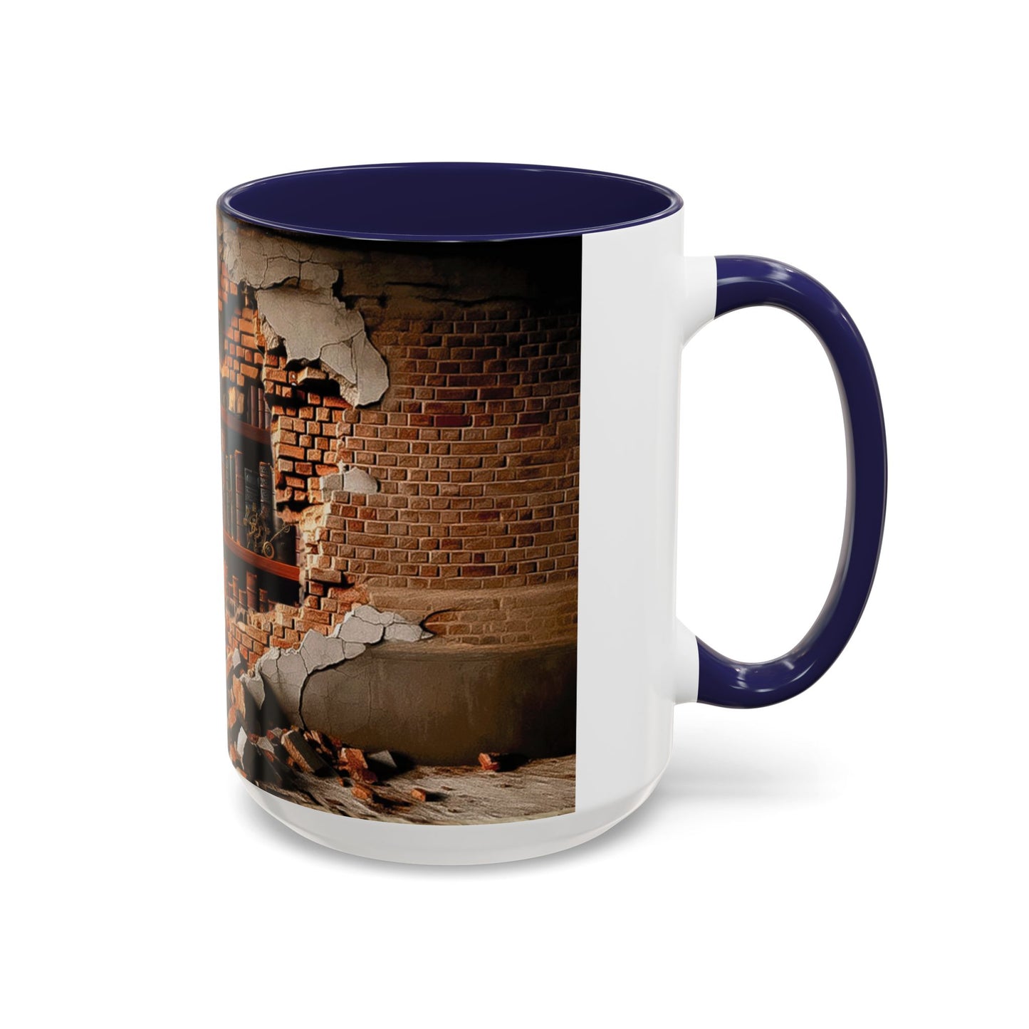 3-D Steampunk Antique Library Coffee Mug (11, 15oz)