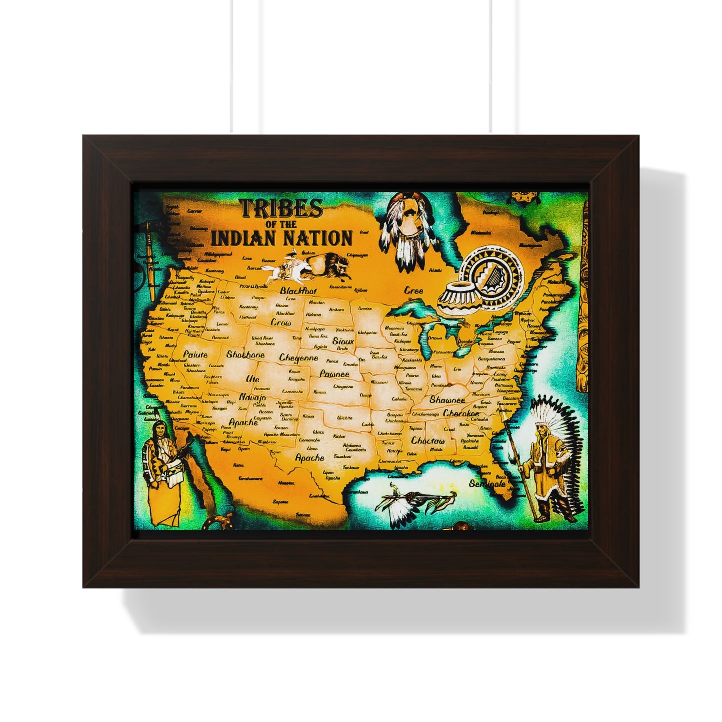 American Natives Map of our tribes