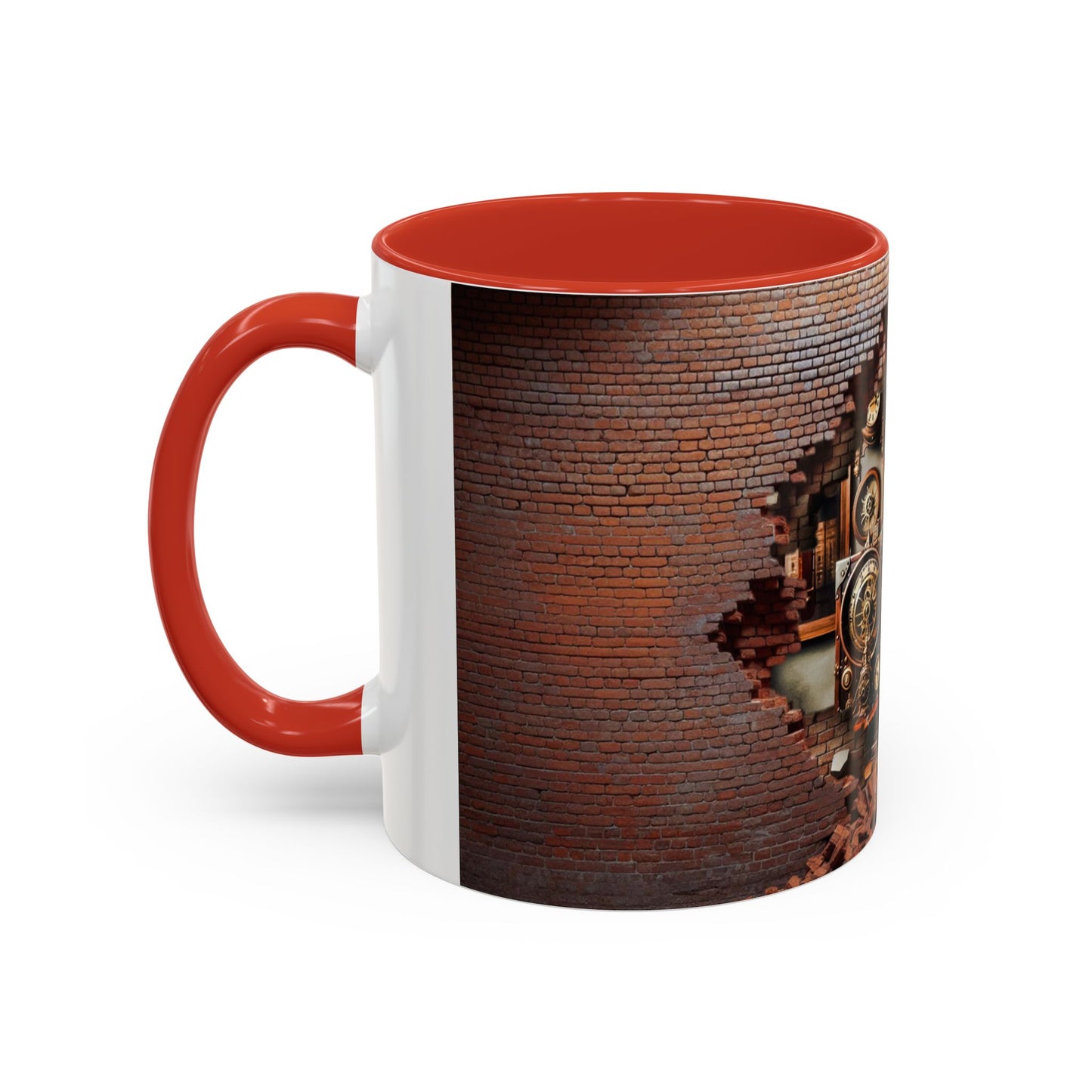 3-D Steampunk Antique Library Coffee Mug (11, 15oz)