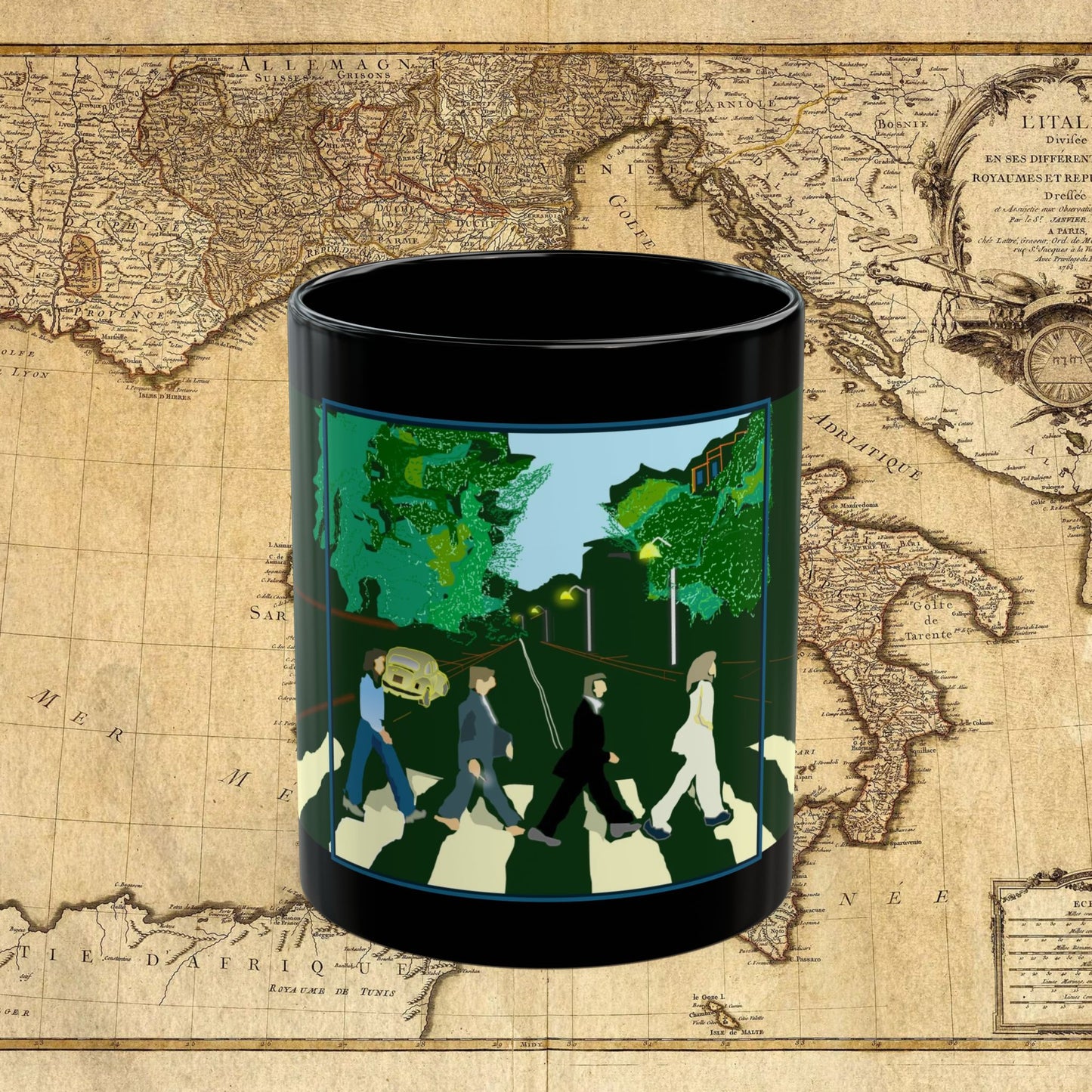 Abbey Road Black Mug (11oz, 15oz)