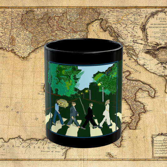 Abbey Road Black Mug (11oz, 15oz)