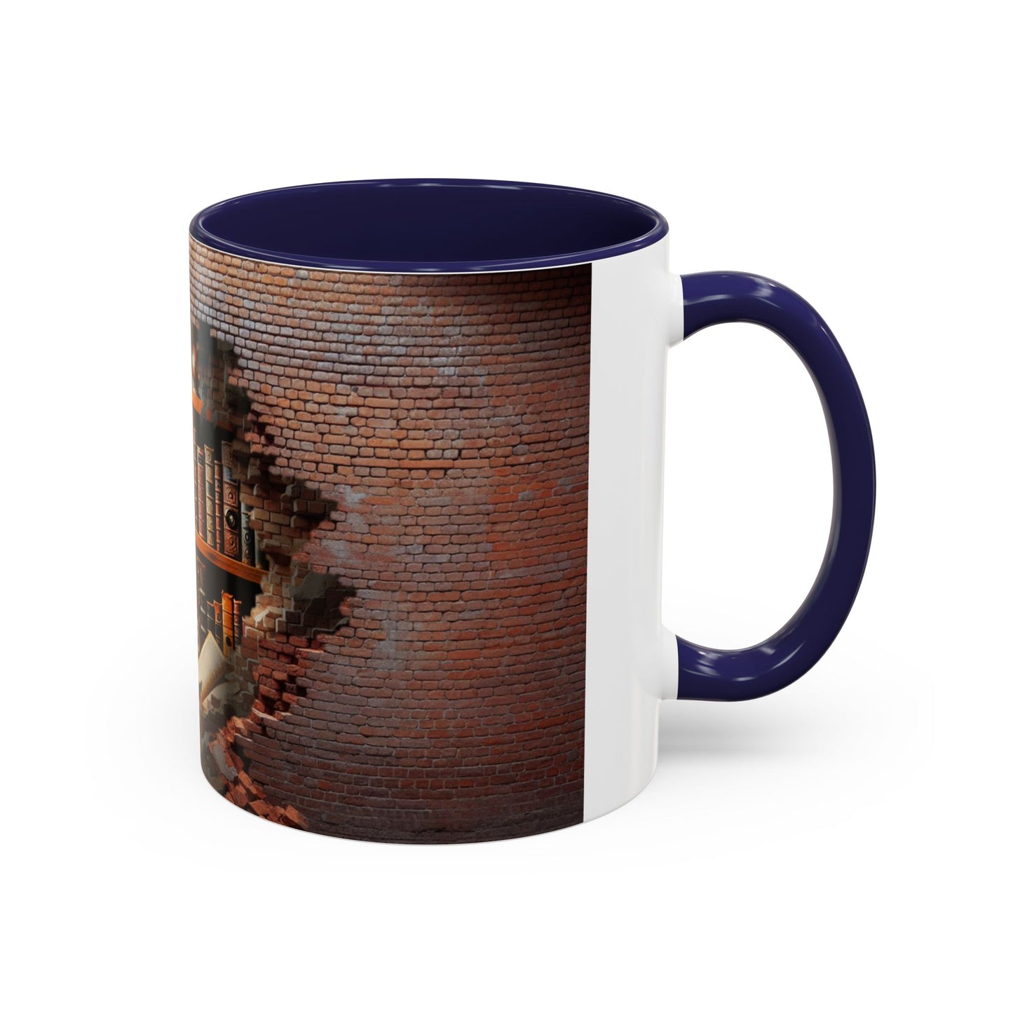 3-D Steampunk Antique Library Coffee Mug (11, 15oz)