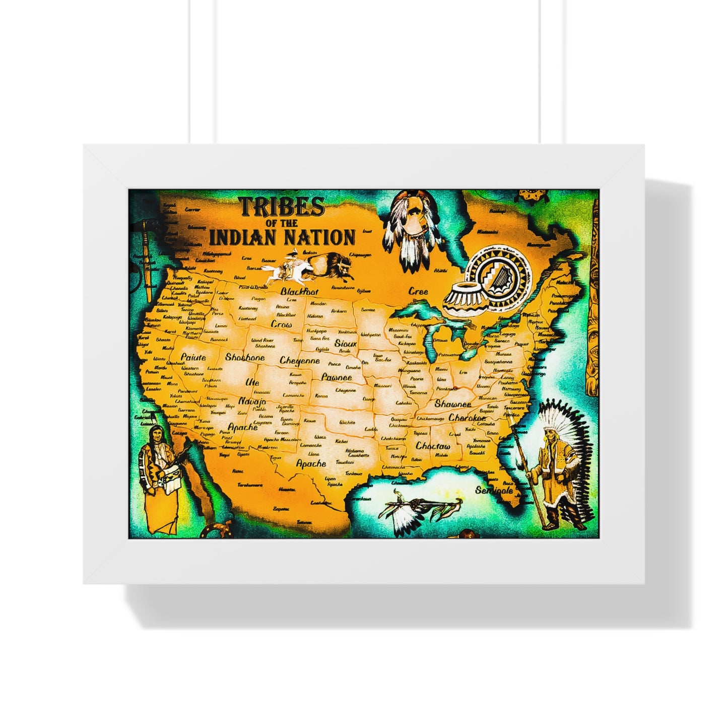 American Natives Map of our tribes