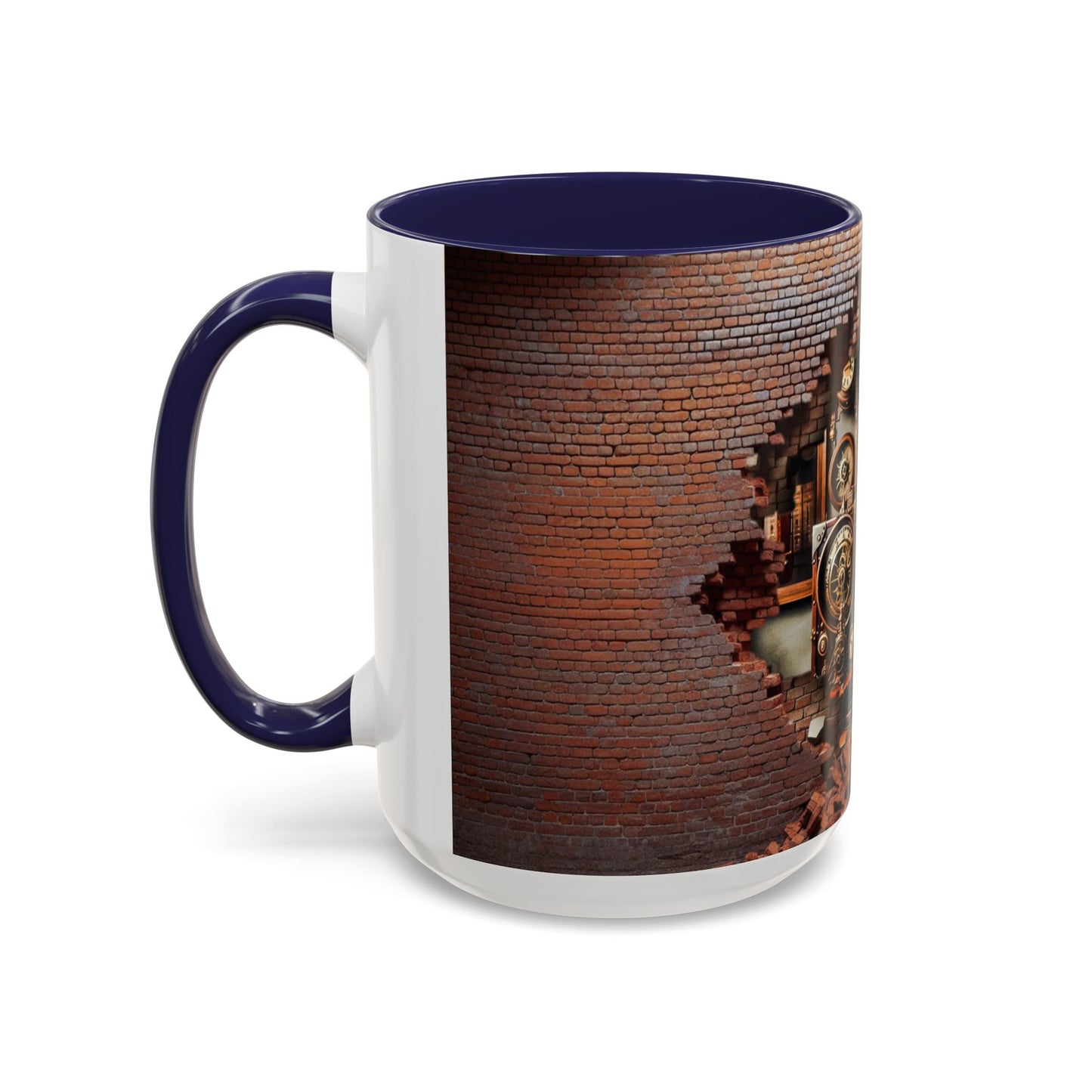 3-D Steampunk Antique Library Coffee Mug (11, 15oz)