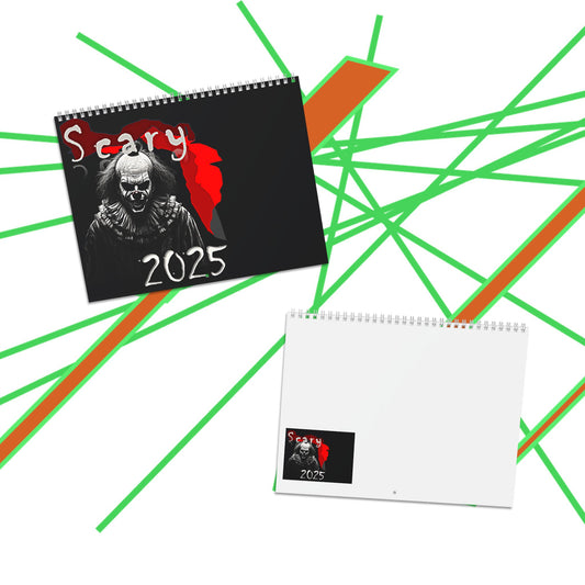 Calendars: 2025 Scary Clowns