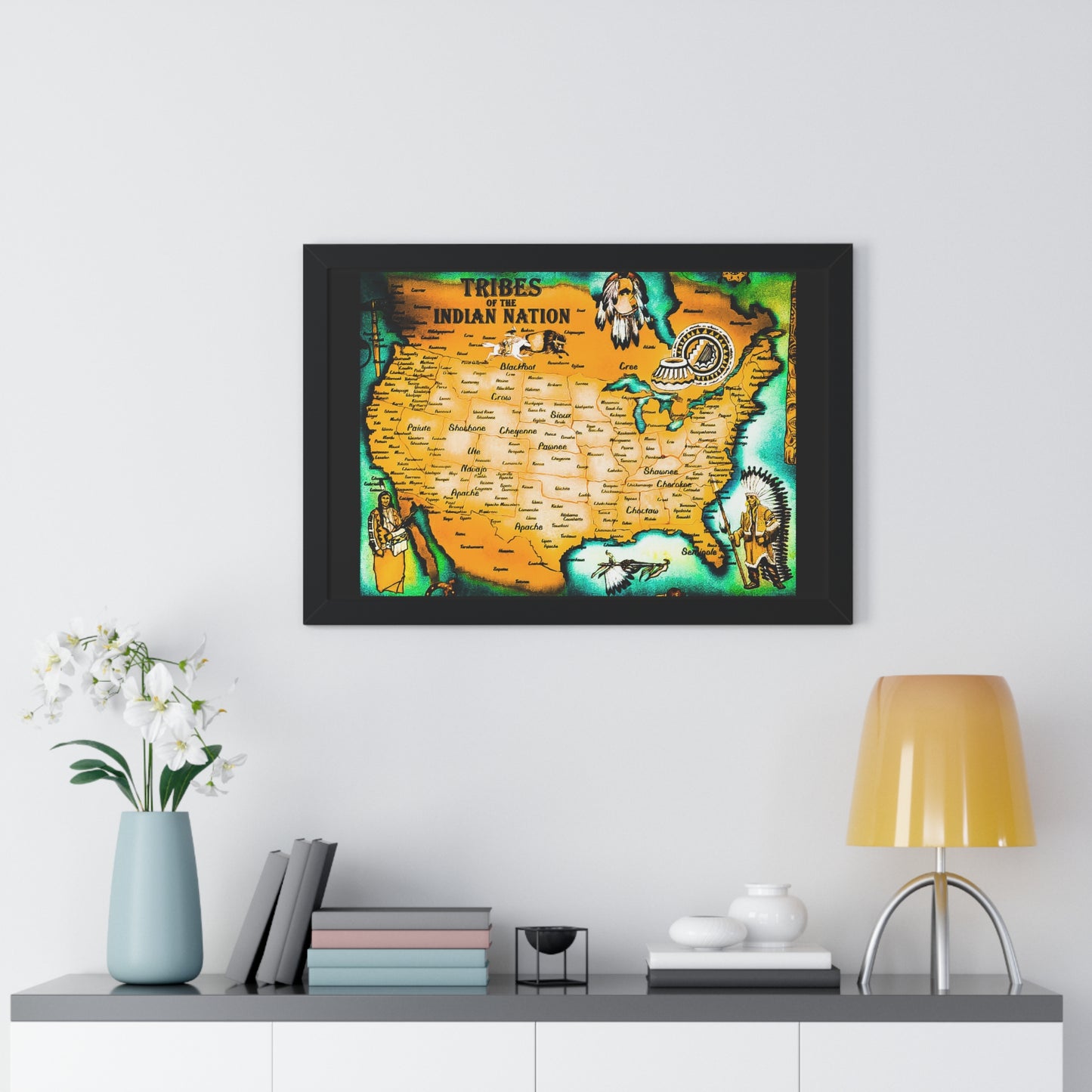 American Natives Map of our tribes