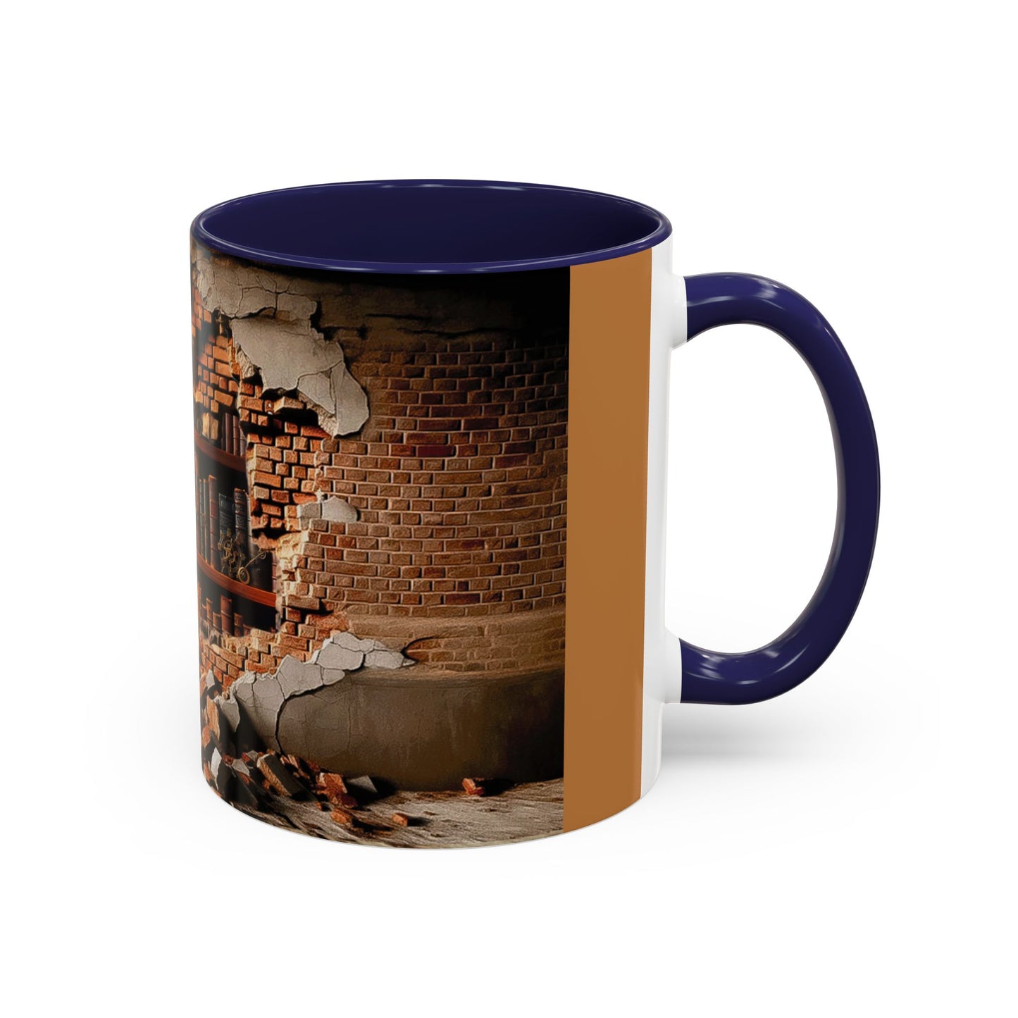 3-D Steampunk Antique Library Coffee Mug (11, 15oz)