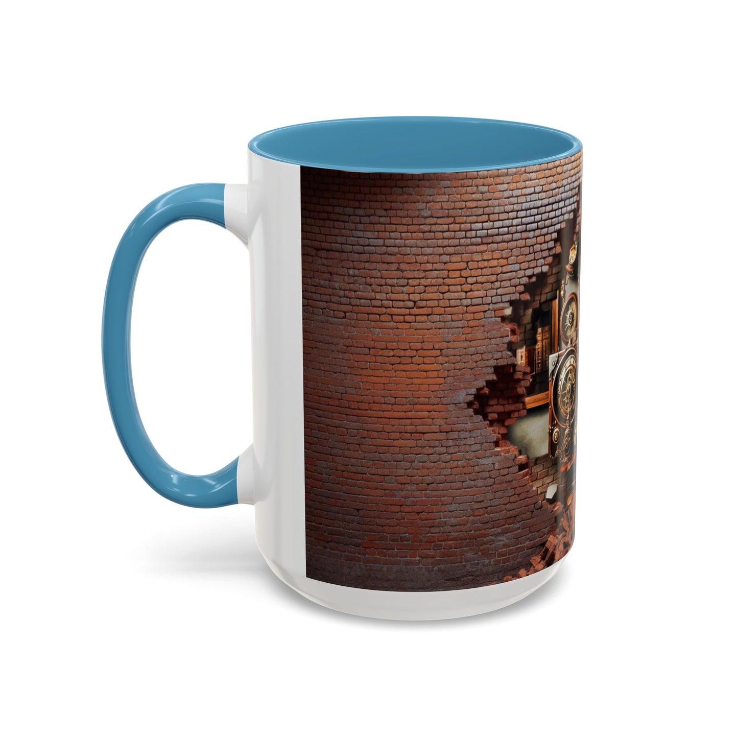 3-D Steampunk Antique Library Coffee Mug (11, 15oz)