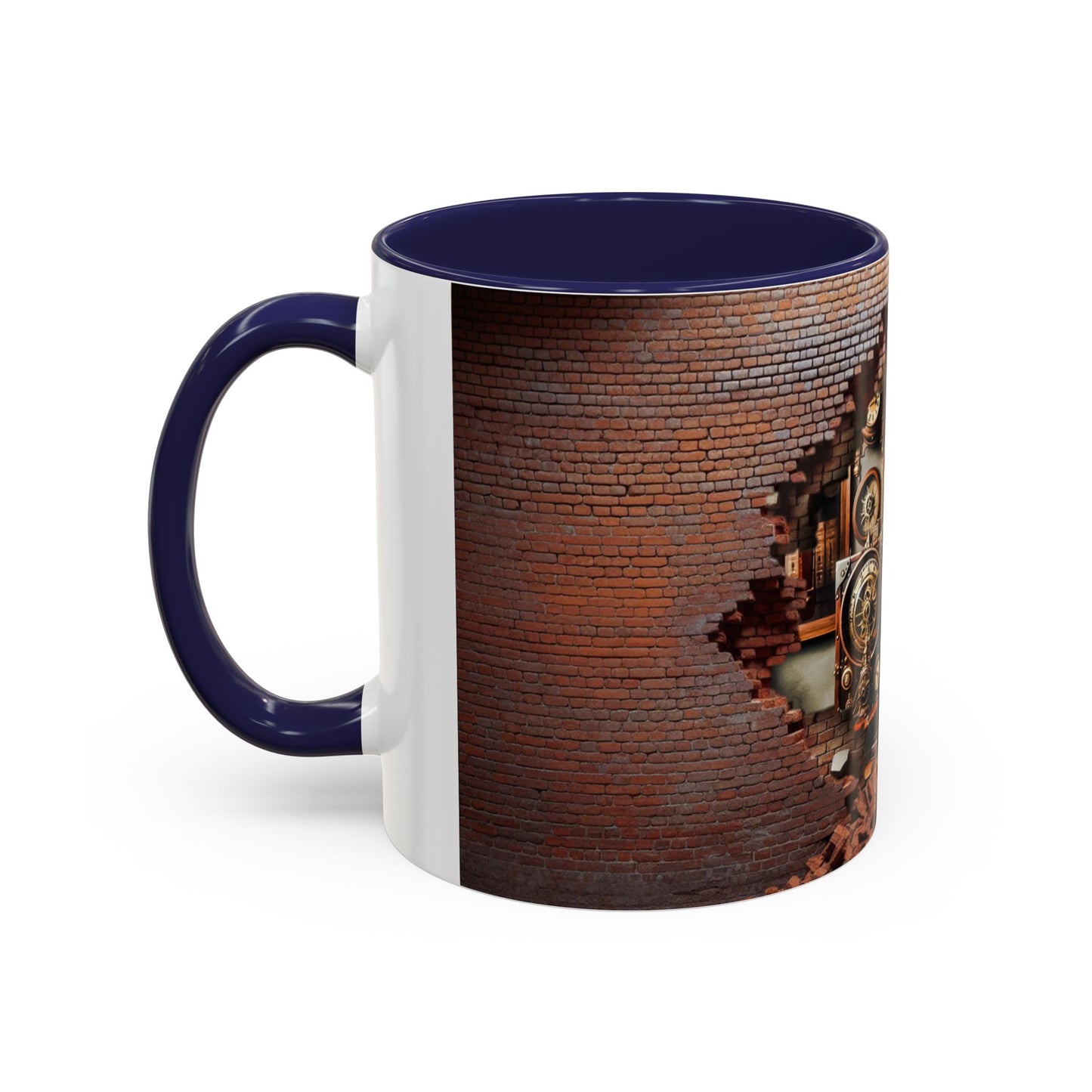 3-D Steampunk Antique Library Coffee Mug (11, 15oz)