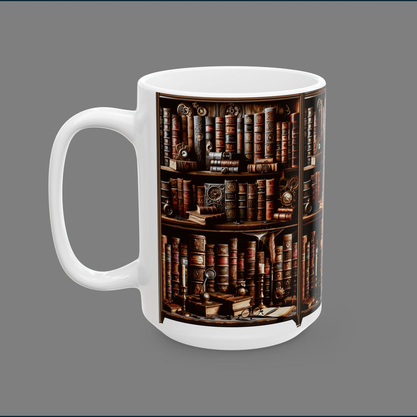Bookworm Coffee Mug (11oz, 15oz) - Books are proven to be as good for your health as coffee