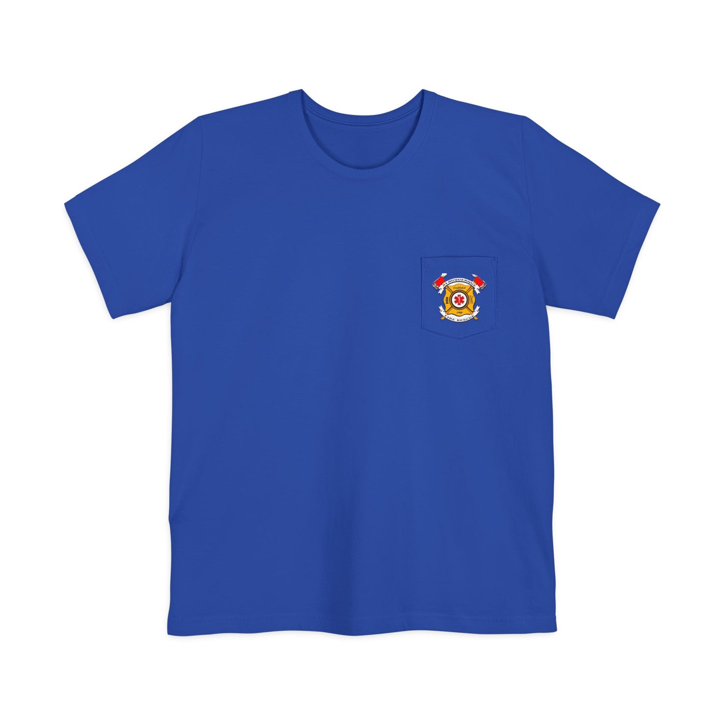 Albuquerque Fire Rescue [image on pocket only] Pocket T-shirt