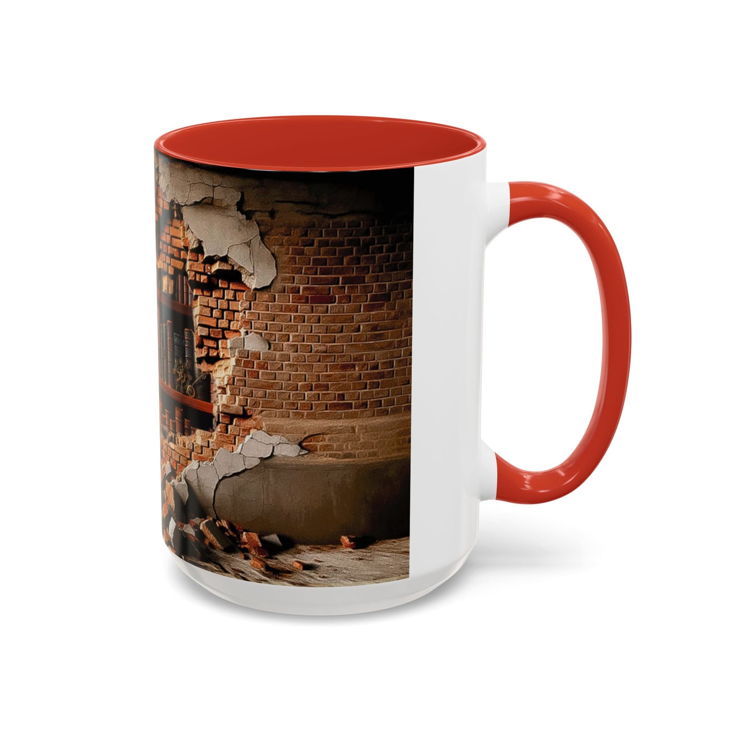 3-D Steampunk Antique Library Coffee Mug (11, 15oz)
