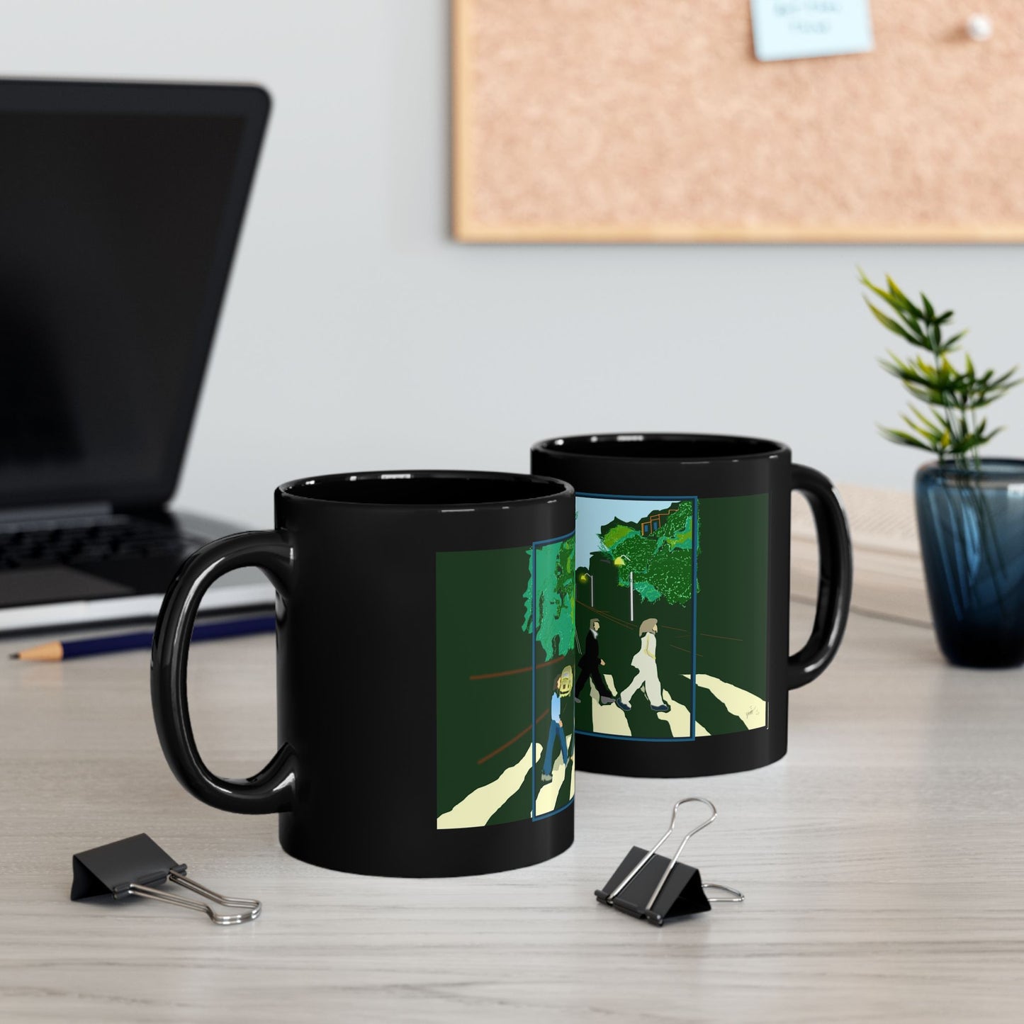 Abbey Road Black Mug (11oz, 15oz)