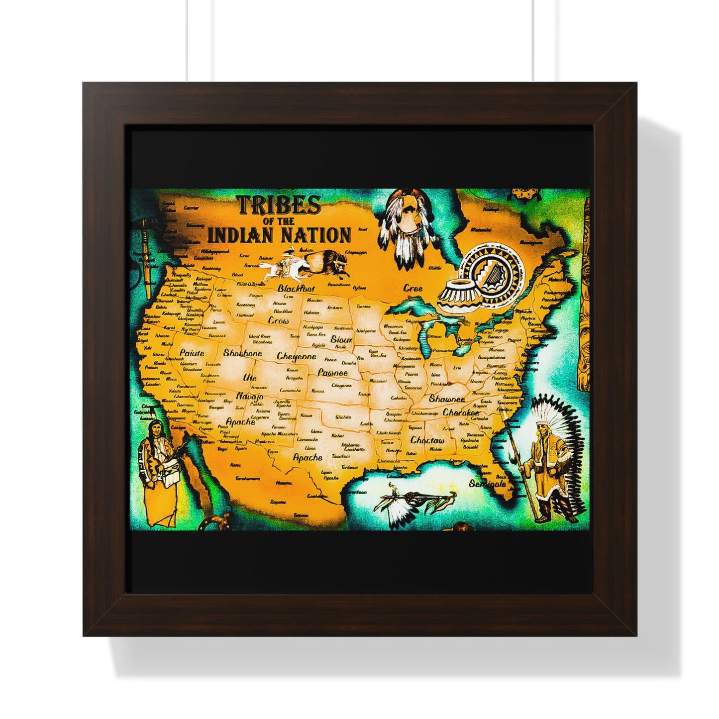 American Natives Map of our tribes