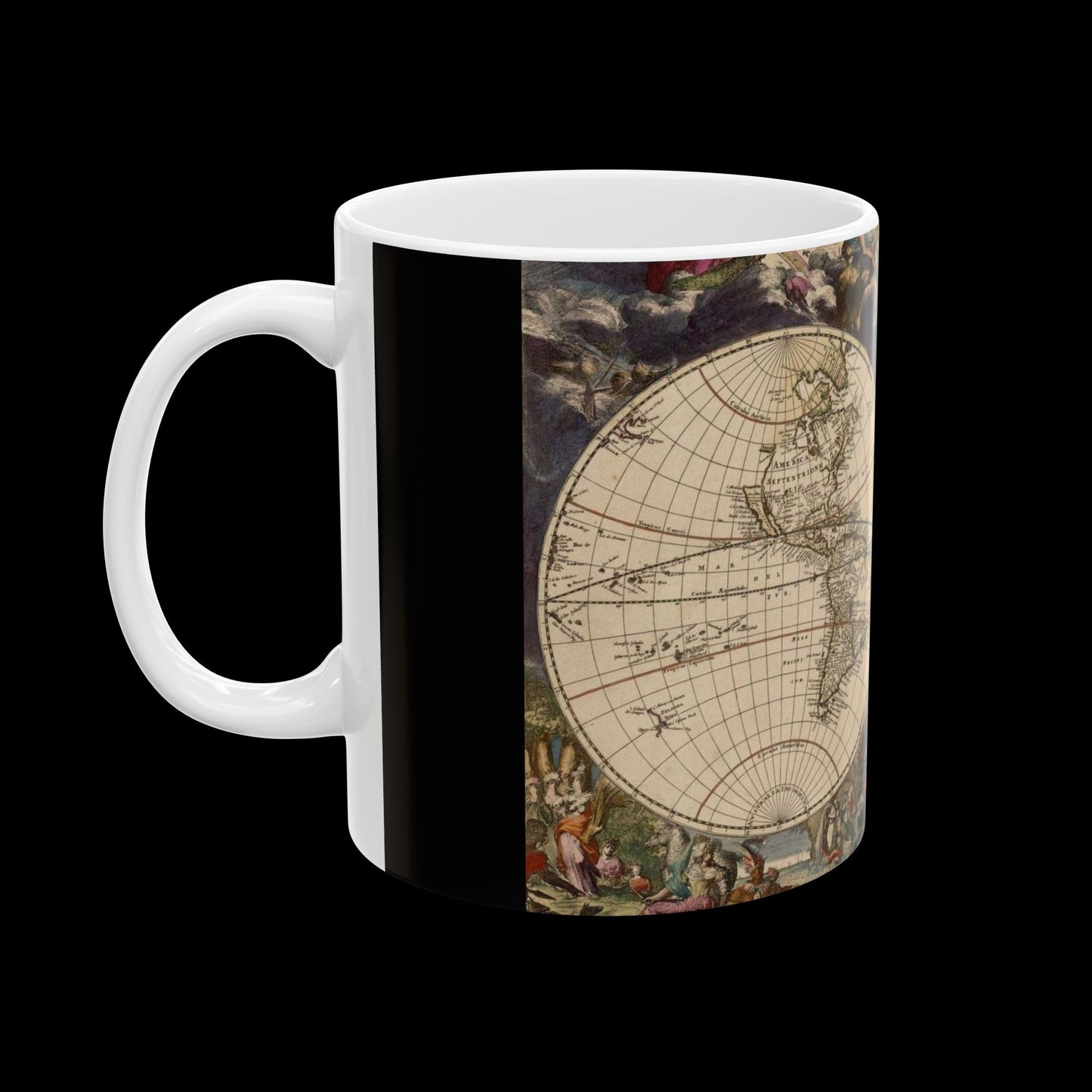 Antique Map 2 Coffee Mug, (11oz, 15oz)