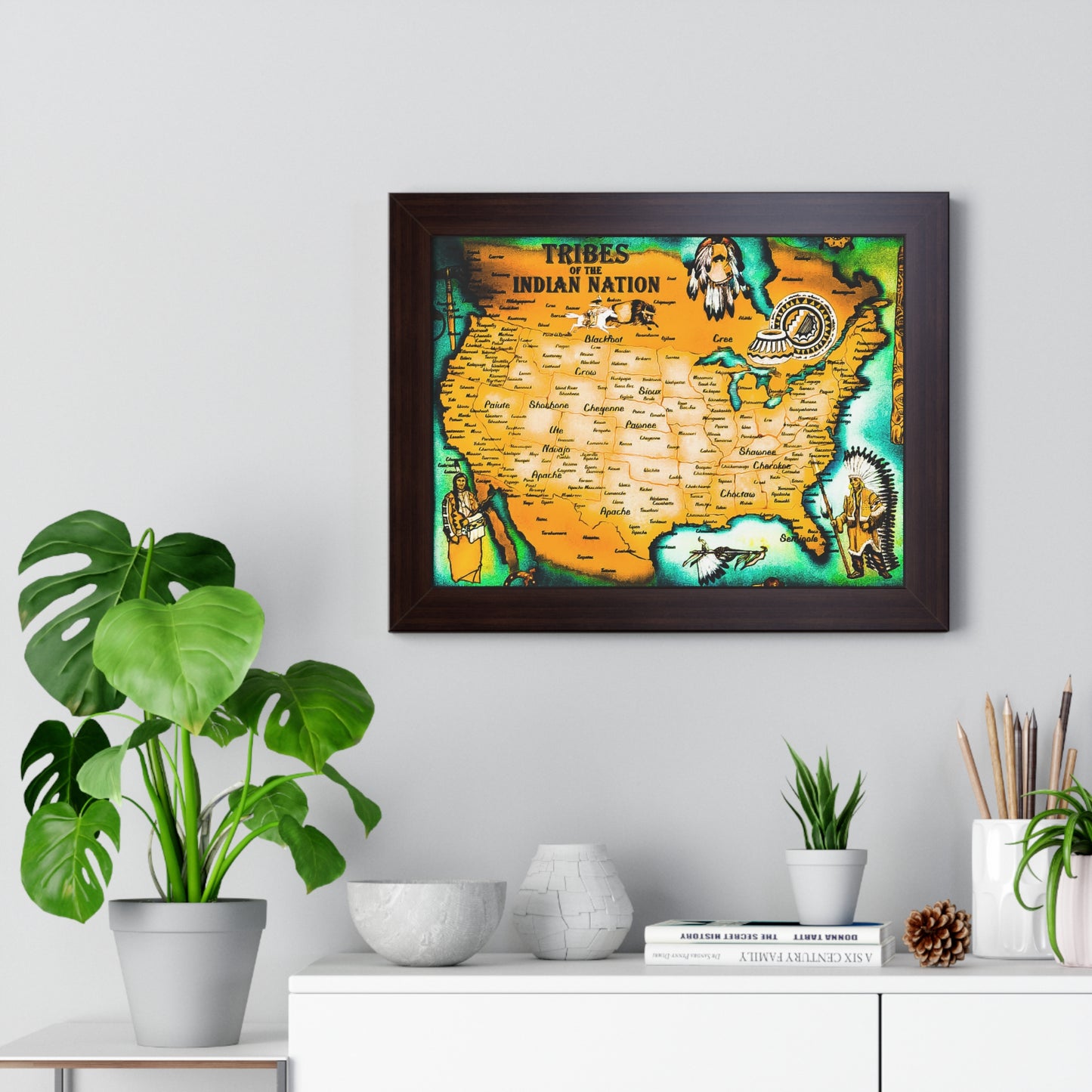 American Natives Map of our tribes