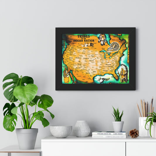 American Natives Map of our tribes