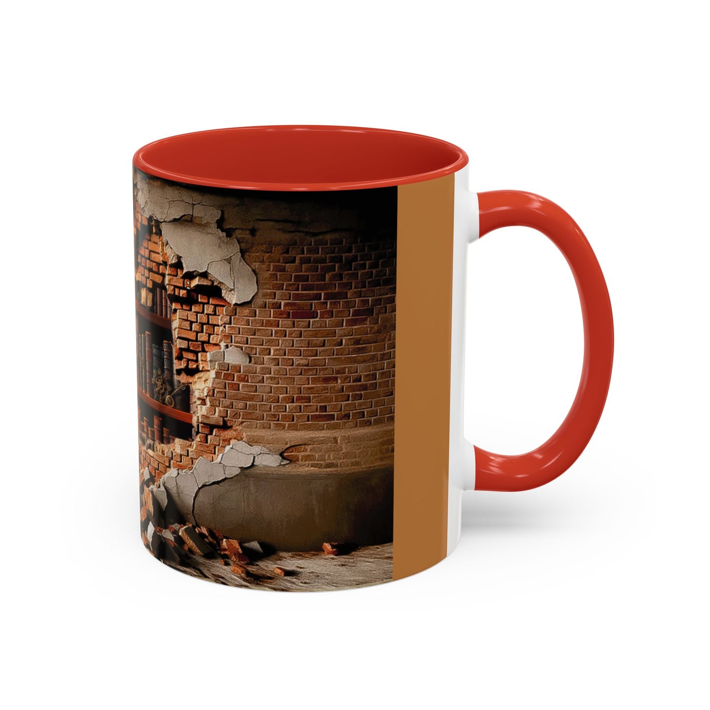 3-D Steampunk Antique Library Coffee Mug (11, 15oz)