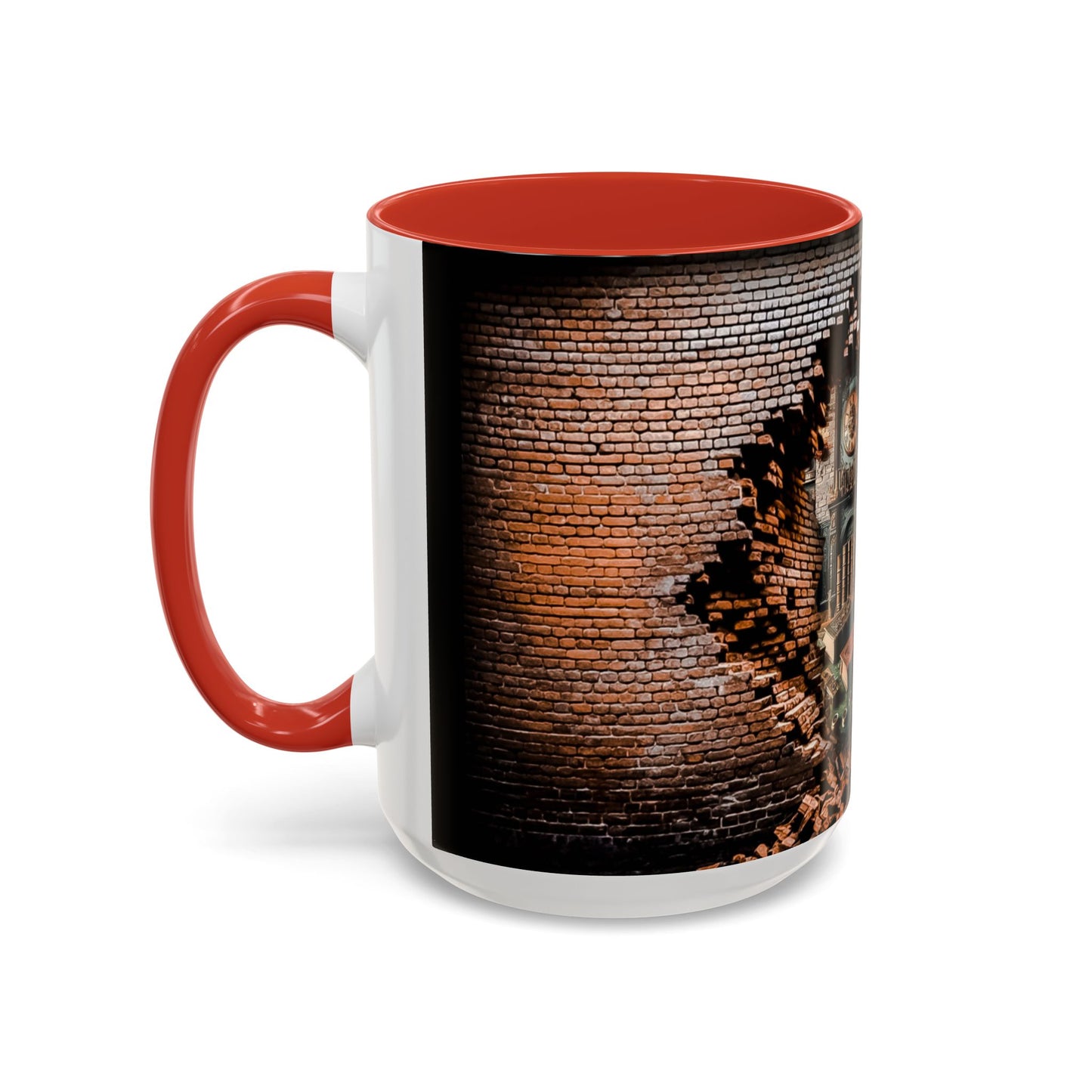 3-D Steampunk Antique Library Coffee Mug (11, 15oz)
