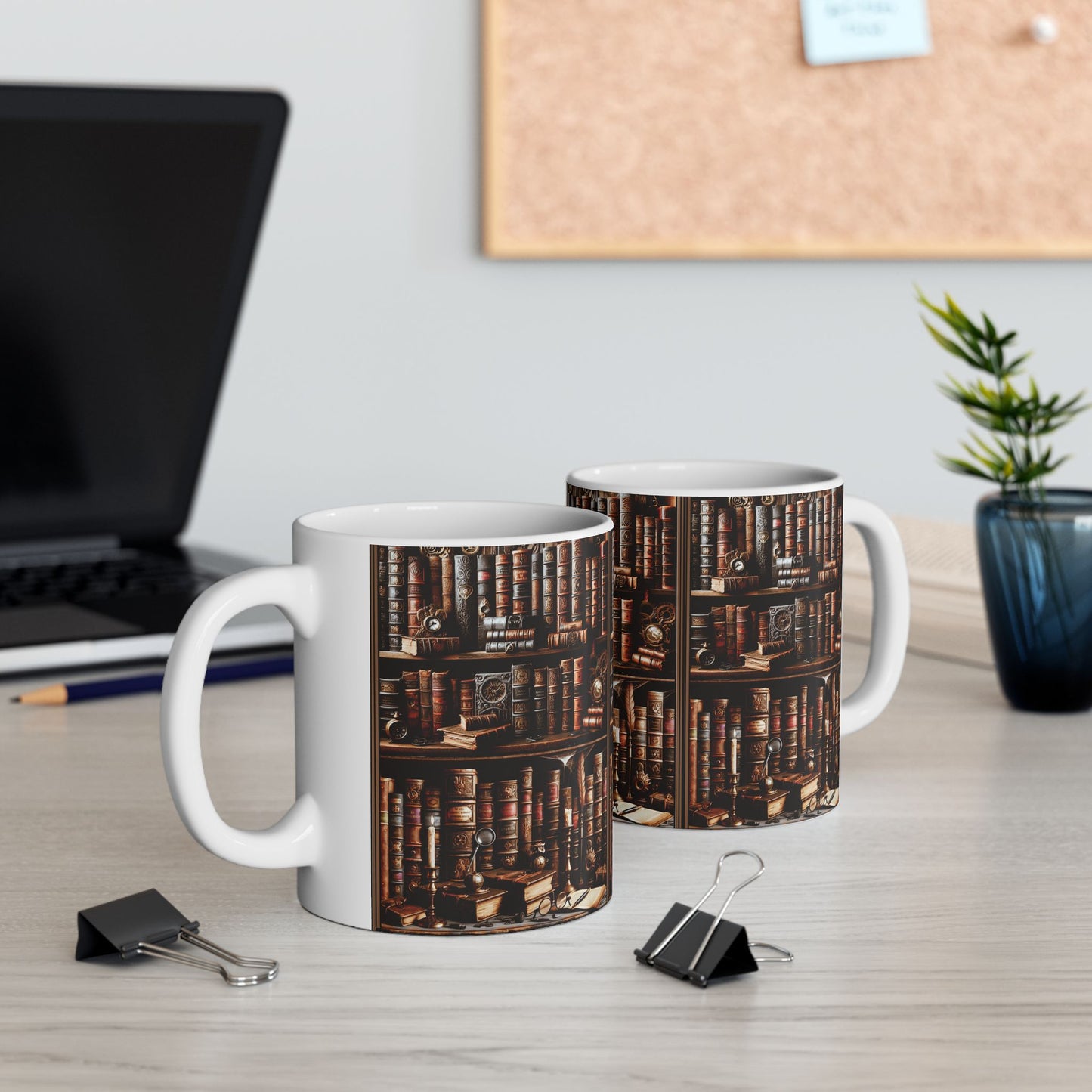 Bookworm Coffee Mug (11oz, 15oz) - Books are proven to be as good for your health as coffee