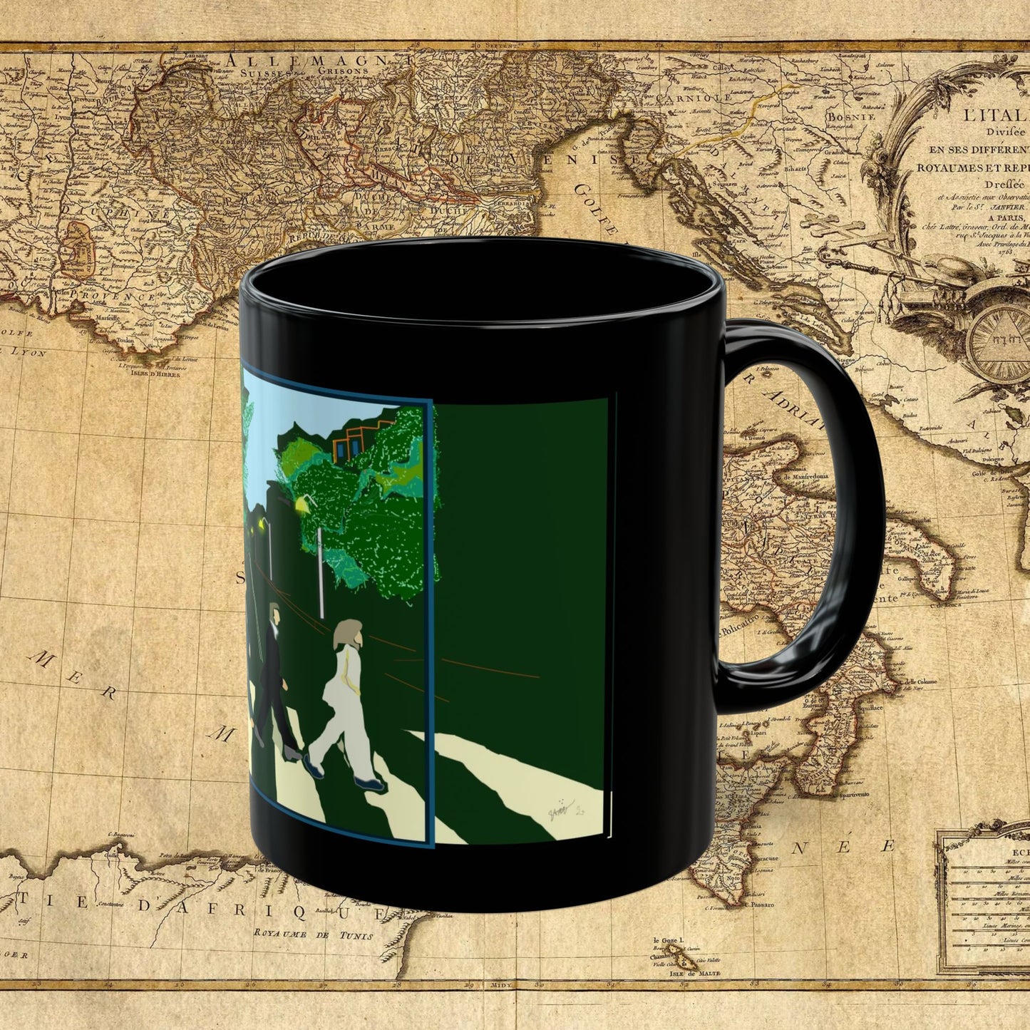 Abbey Road Black Mug (11oz, 15oz)