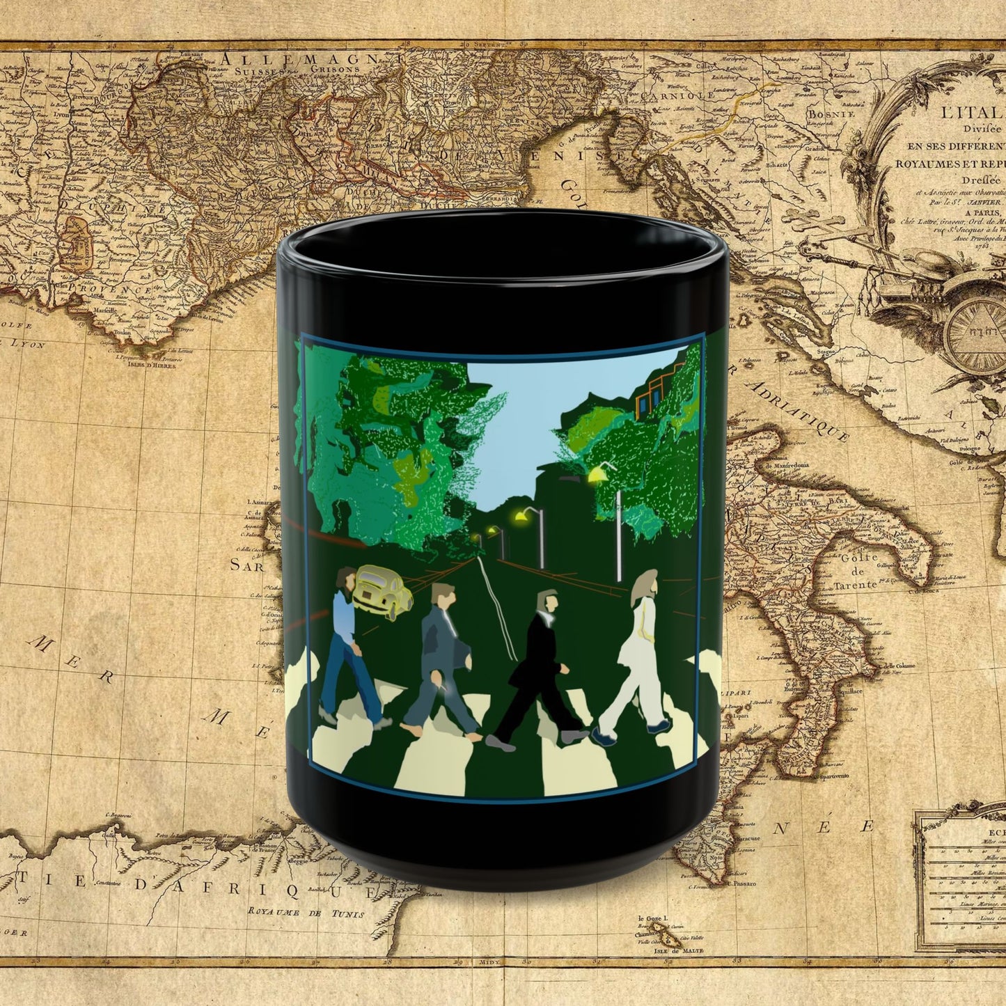 Abbey Road Black Mug (11oz, 15oz)