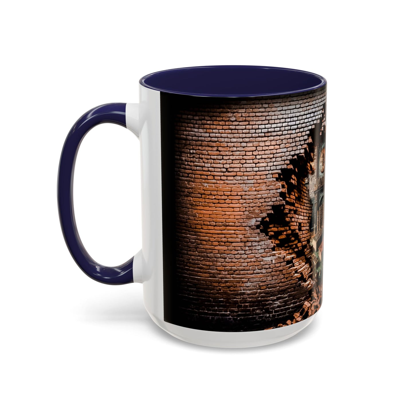 3-D Steampunk Antique Library Coffee Mug (11, 15oz)