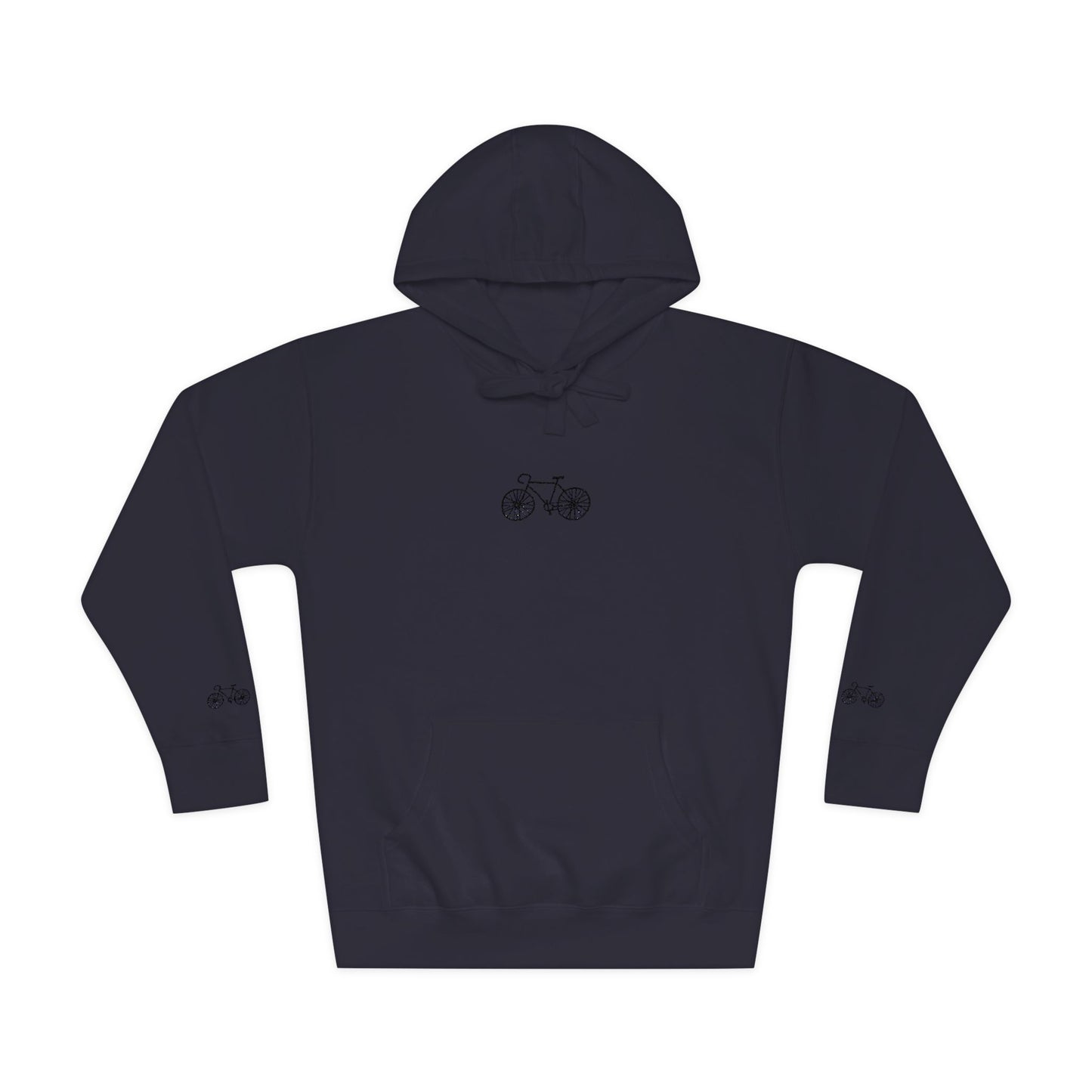 Biker Fleece Hoodie