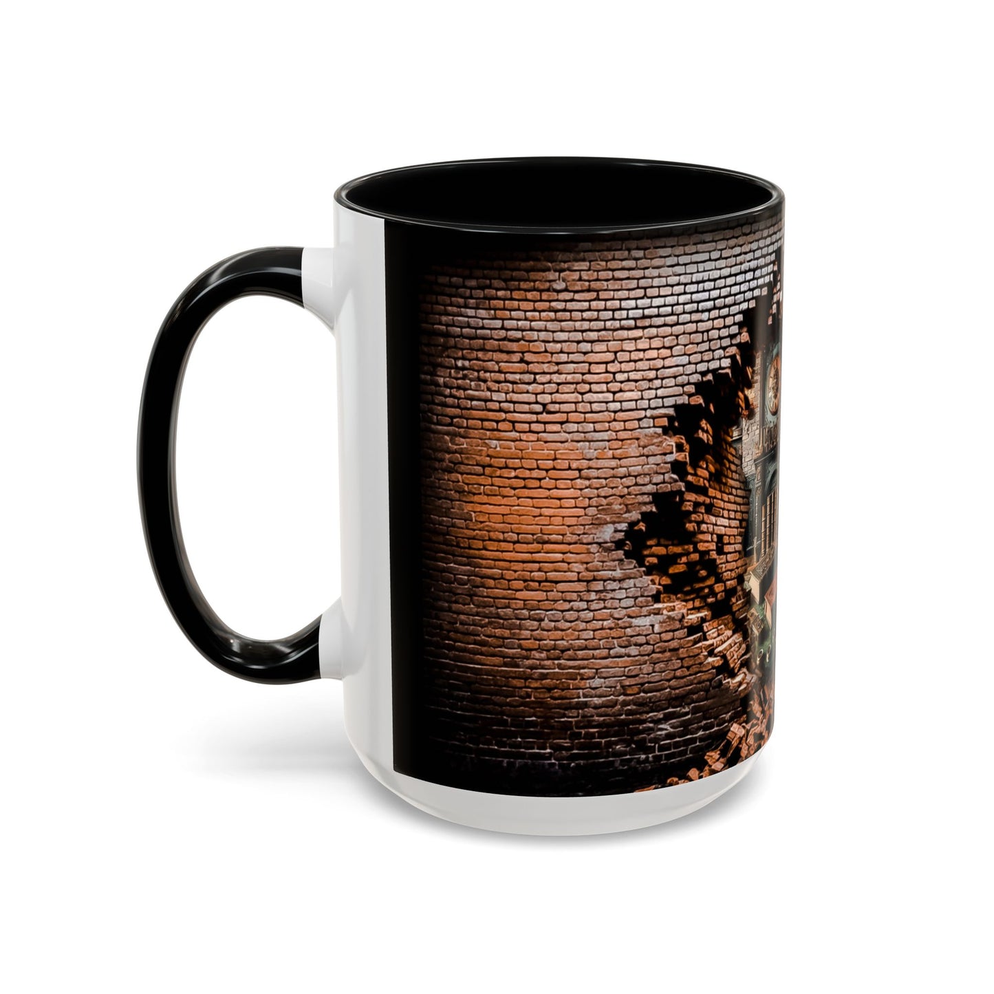 3-D Steampunk Antique Library Coffee Mug (11, 15oz)