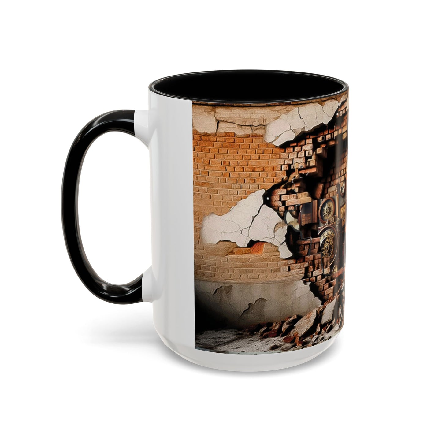 3-D Steampunk Antique Library Coffee Mug (11, 15oz)