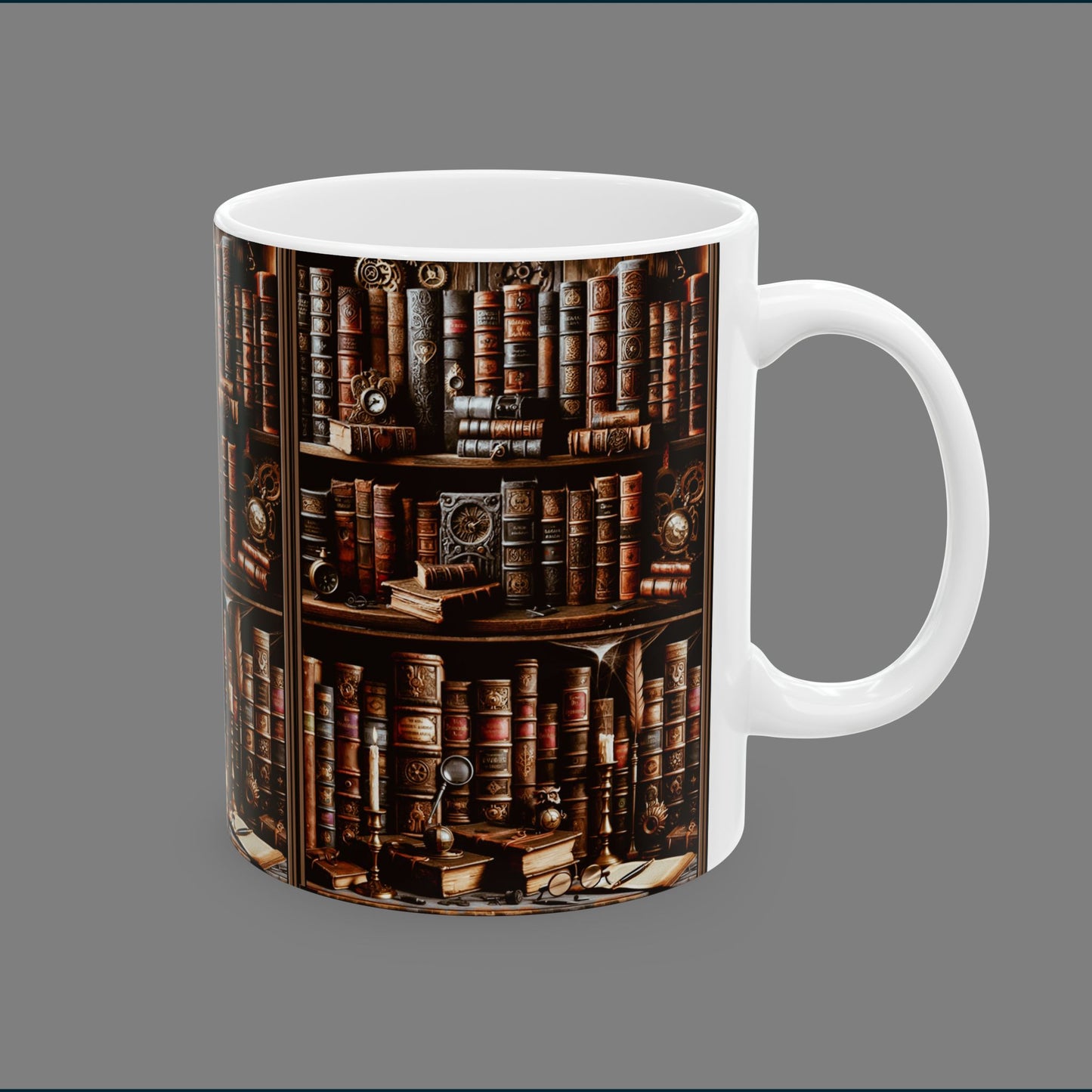 Bookworm Coffee Mug (11oz, 15oz) - Books are proven to be as good for your health as coffee