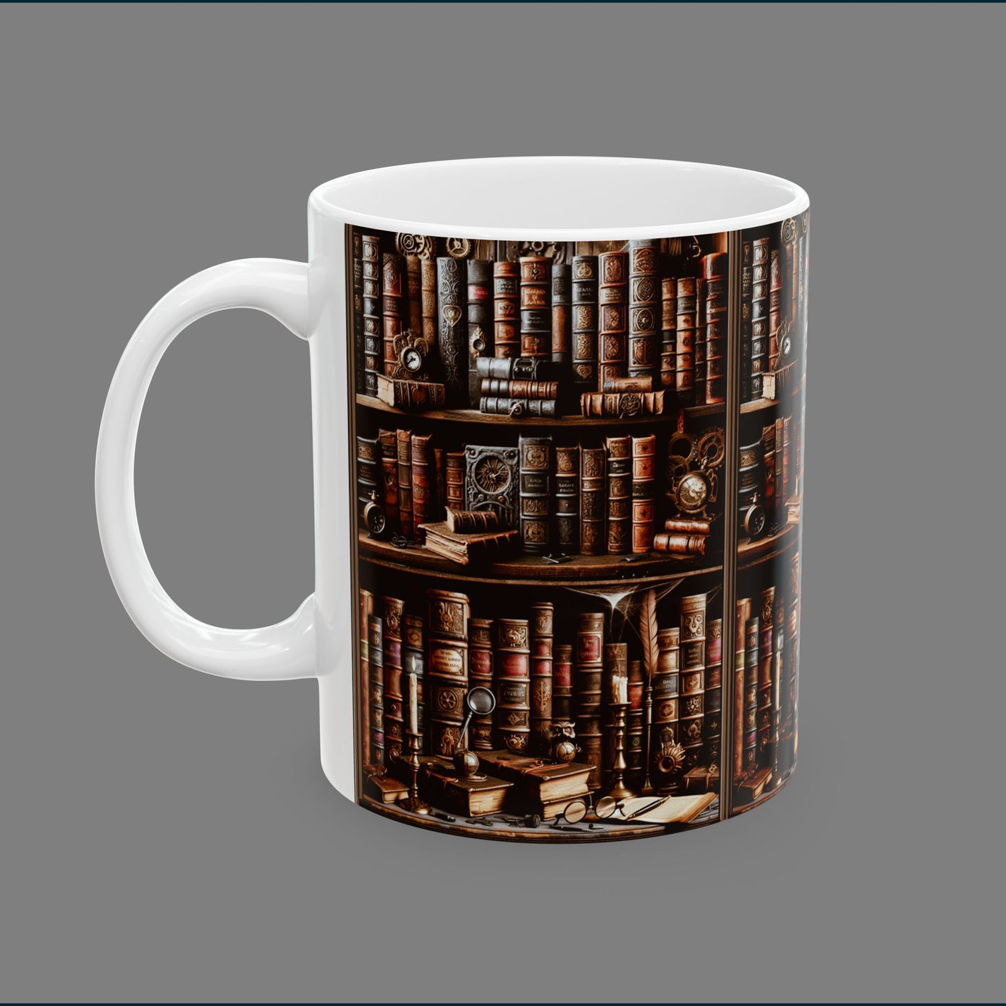 Bookworm Coffee Mug (11oz, 15oz) - Books are proven to be as good for your health as coffee