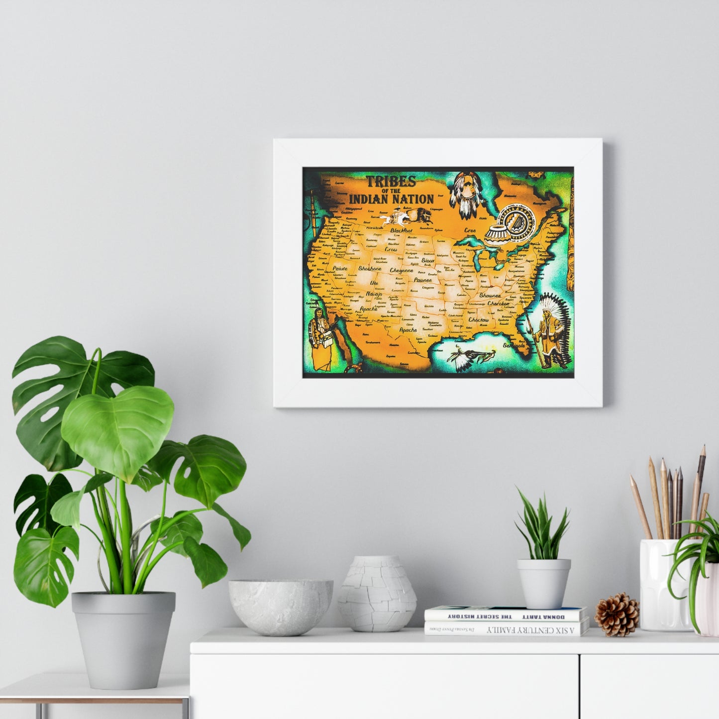 American Natives Map of our tribes