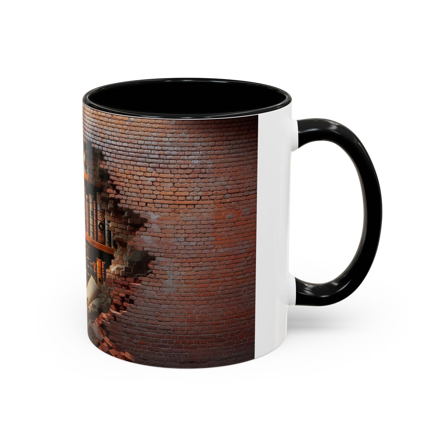3-D Steampunk Antique Library Coffee Mug (11, 15oz)
