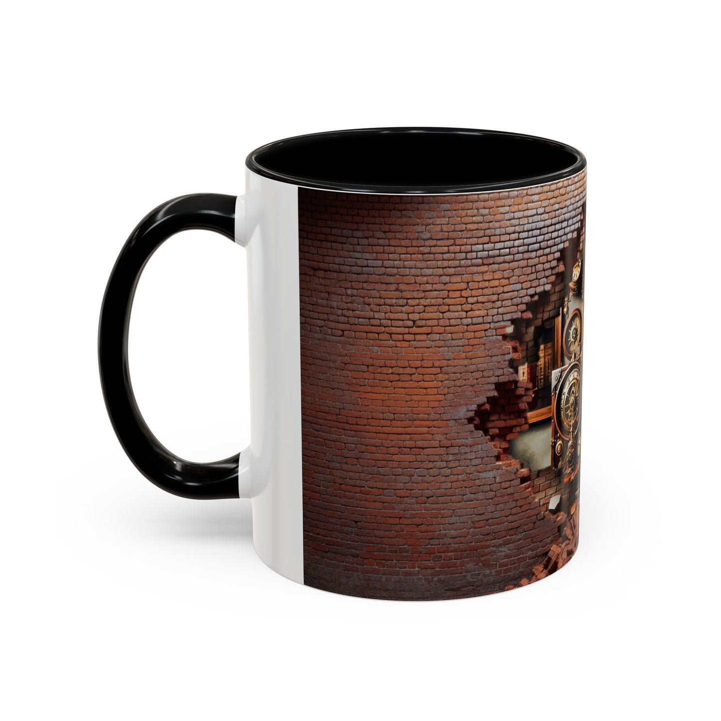 3-D Steampunk Antique Library Coffee Mug (11, 15oz)