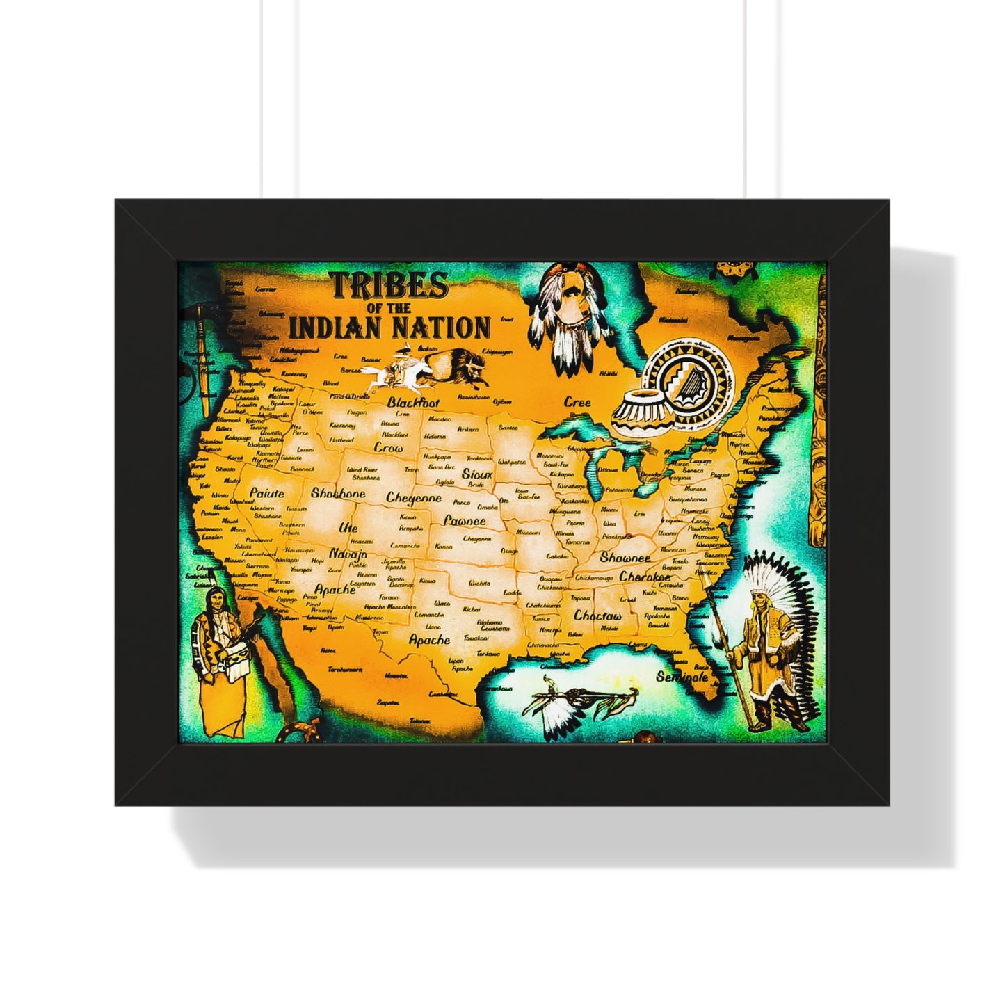 American Natives Map of our tribes