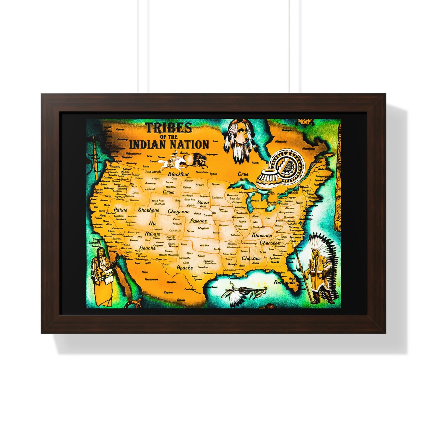 American Natives Map of our tribes